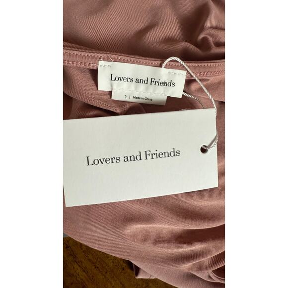 Lovers & Friends NEW Emmy Dress Mauve Color Size S Modal Blend Unlined Pull-On - Picture 9 of 10